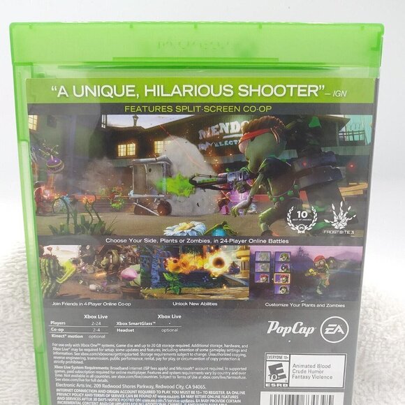 XBox ONE Plants vs Zombies Garden Video Game Warefare PopCap EA Games 2014 - Picture 3 of 7